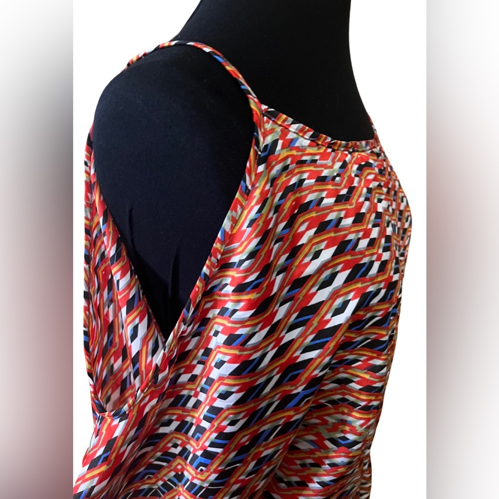 Geometric Print Tunic Top/Mini Dress